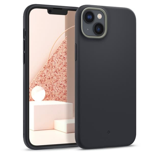 Caseology iPhone 14 Plus Kuori Näytönsuoja Nano Pop 360 Black Sesame