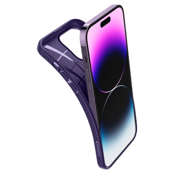 Spigen iPhone 14 Pro Max Cover Liquid Air Deep Purple