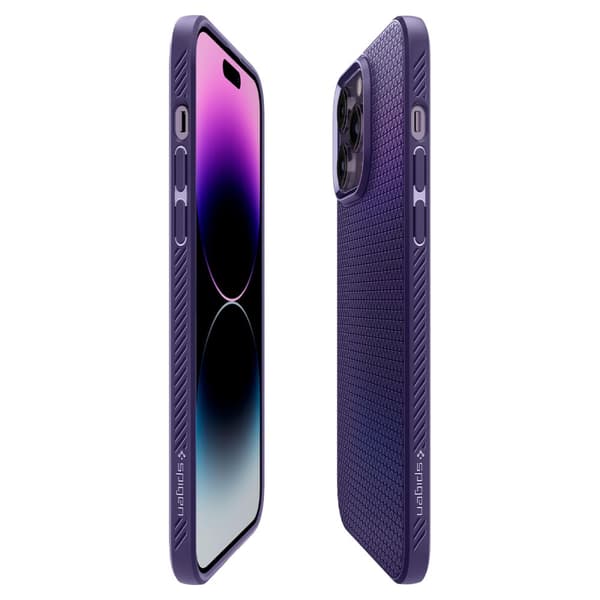 Spigen iPhone 14 Pro Max Cover Liquid Air Deep Purple