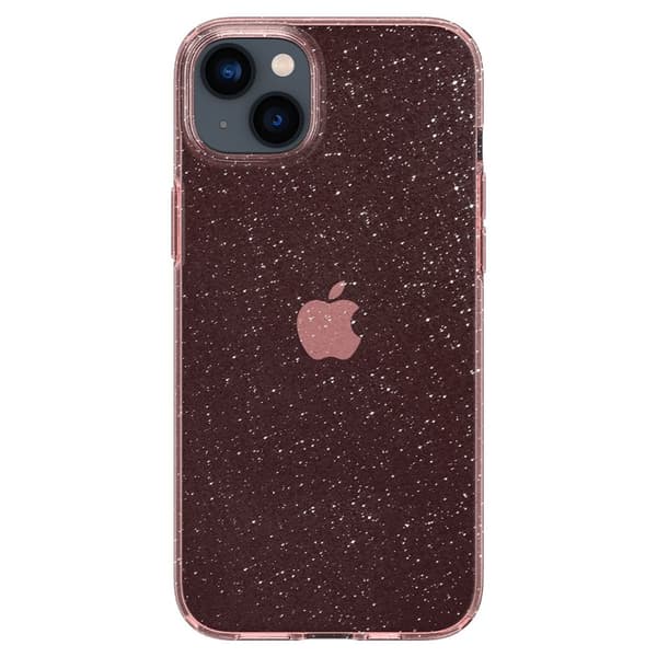 Spigen iPhone 14 Plus Kuori Liquid Crystal Glitter Rose Quartz