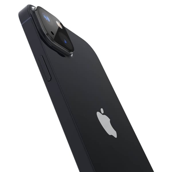 Spigen iPhone 14/iPhone 14 Plus Kamerabeskytter Glas.tR Optik 2-pak Sort