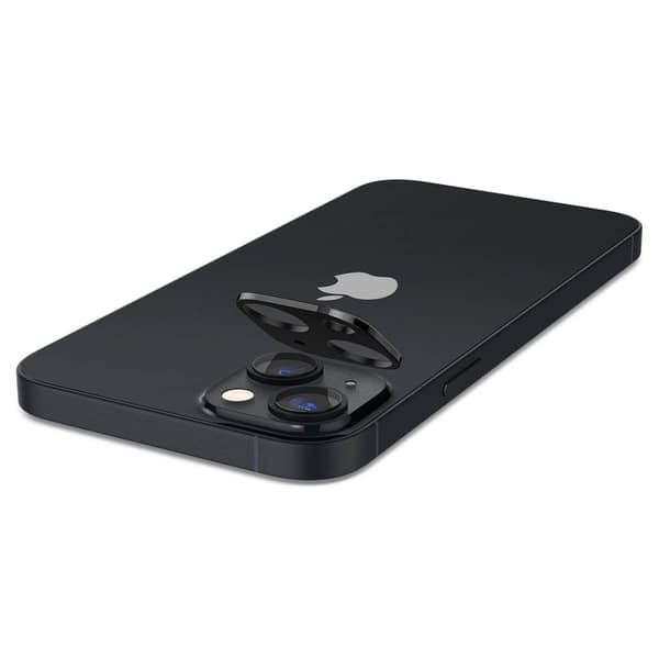 Spigen iPhone 14/iPhone 14 Plus Kamerabeskytter Glas.tR Optik 2-pak Sort