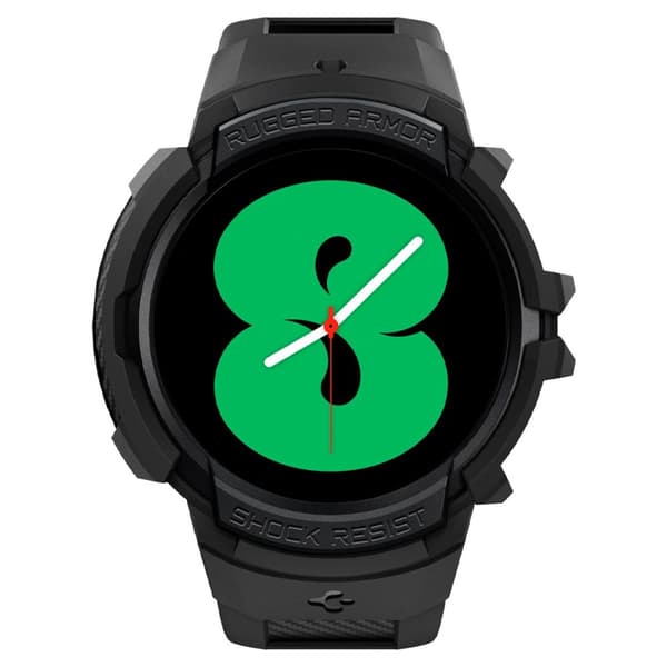 Spigen Samsung Galaxy Watch 4/5 40mm Kuori Ranneke Rugged Armor Pro Musta