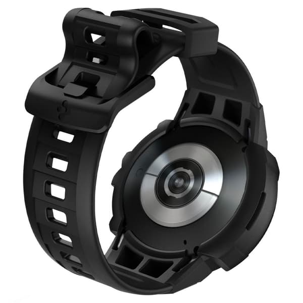 Spigen Samsung Galaxy Watch 4/5 44mm Cover Armbånd Rugged Armor Pro Sort