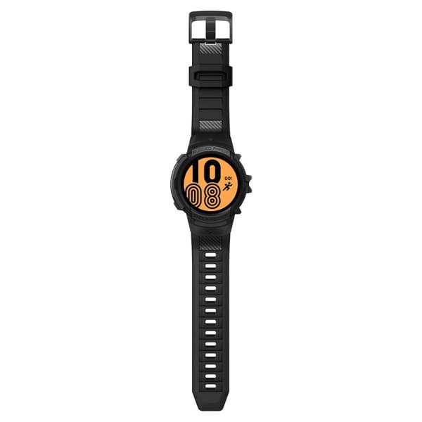 Spigen Samsung Galaxy Watch 4/5 44mm Cover Armbånd Rugged Armor Pro Sort
