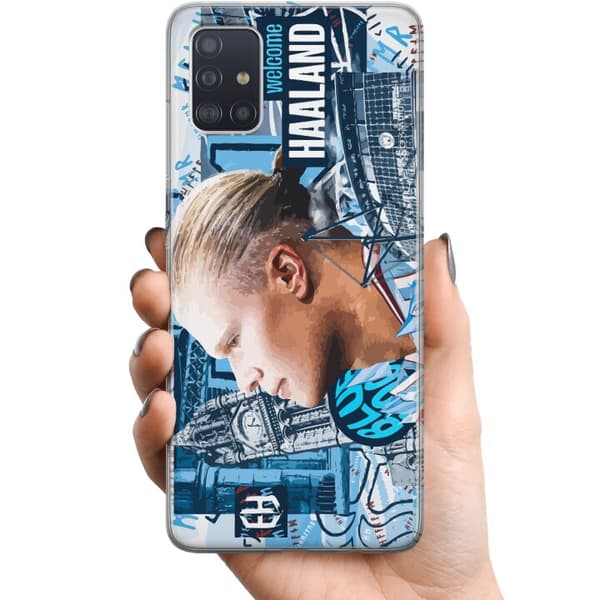 Samsung Galaxy A51 TPU Mobildeksel Erling Haaland