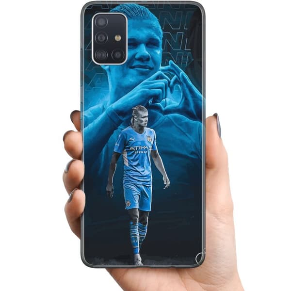 Samsung Galaxy A51 TPU Mobildeksel Erling Haaland
