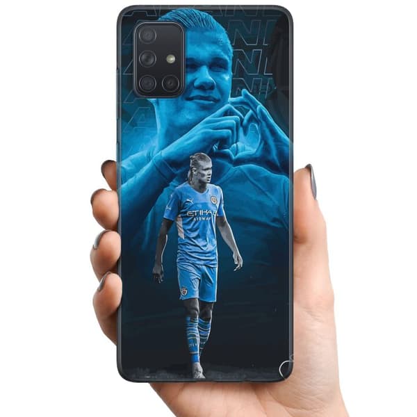 Samsung Galaxy A71 TPU Matkapuhelimen kuori Erling Haaland