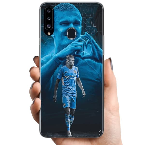 Samsung Galaxy A20s TPU Mobilcover Erling Haaland