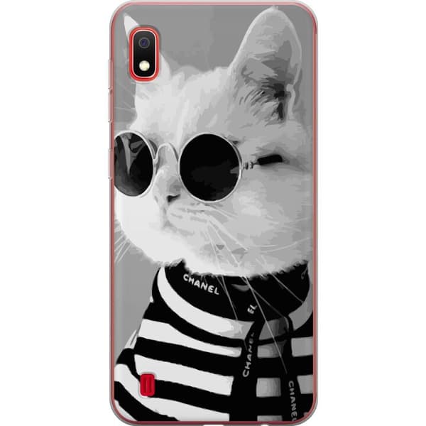 Samsung Galaxy A10 Skal / Mobilskal - Fancy Cat