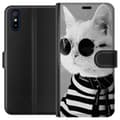 Miniatyrbillede 1 af 3: Xiaomi Redmi 9A Tegnebogsetui Fancy Kat