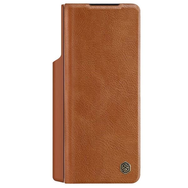 Nillkin Qin Pro skal Samsung Galaxy Z Fold 4 - Brun