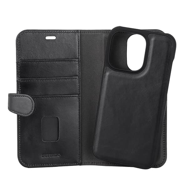 Lommebokdeksel iPhone 14 Pro Svart