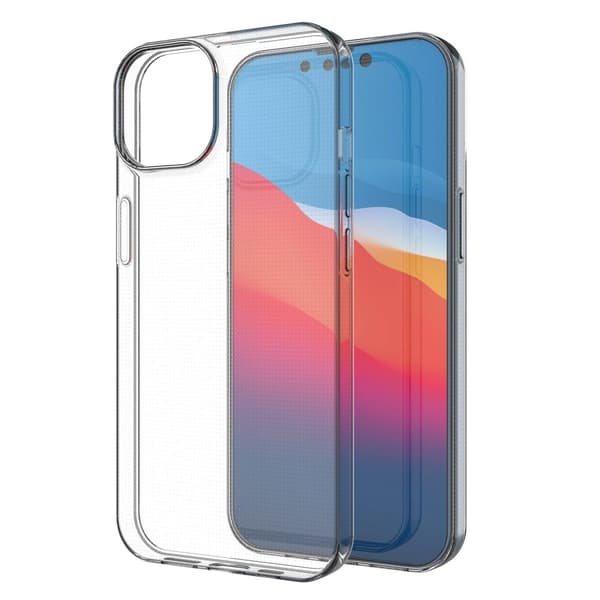 Genomskinligt iPhone 14 skal