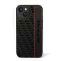 Miniatyrbillede 2 af 5: AMG iPhone 14 Plus Cover Liquid Silicone Carbon Pattern Sort