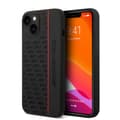 Miniatyrbillede 1 af 5: AMG iPhone 14 Plus Cover Liquid Silicone Carbon Pattern Sort