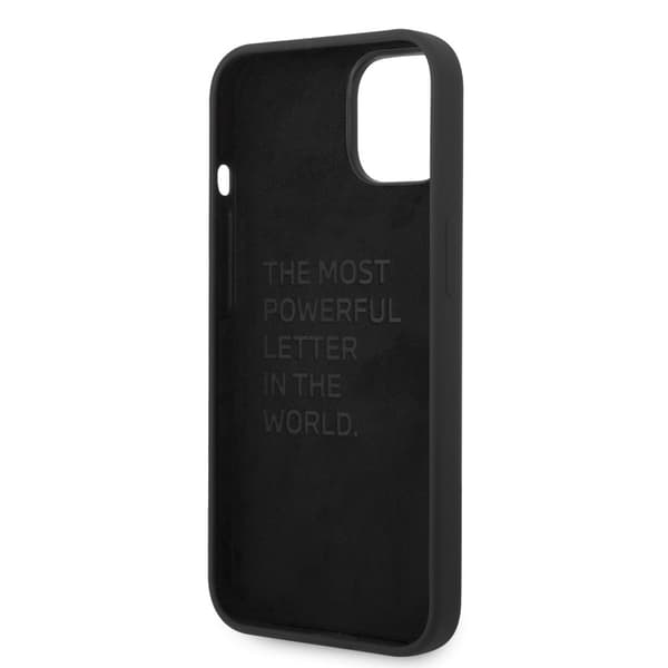 BMW iPhone 14 Plus Skal Tricolor Line & Logo Svart