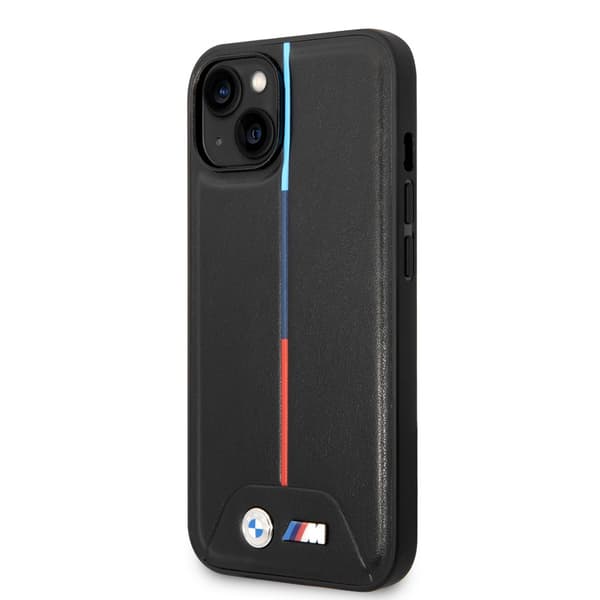 BMW iPhone 14 Cover Tikattu Sort