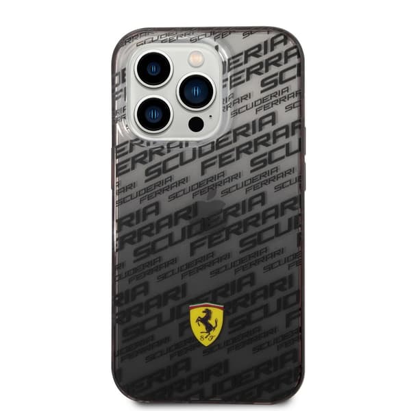 Ferrari iPhone 14 Pro Kuori Gradient Scuderia Musta