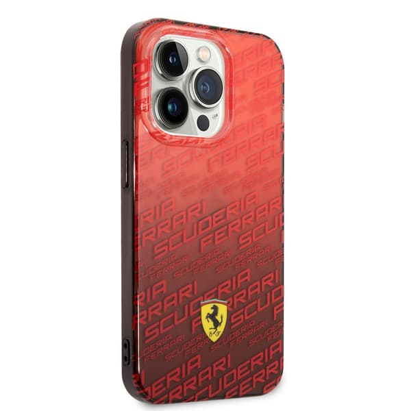 Ferrari iPhone 14 Pro Skal Gradient Scuderia Röd