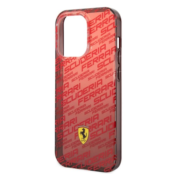 Ferrari iPhone 14 Pro Skal Gradient Scuderia Röd