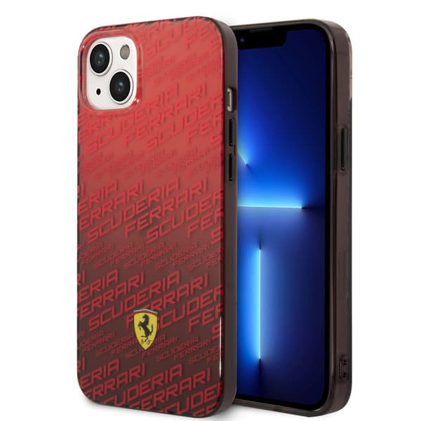 Ferrari iPhone 14 Plus Skal Gradient Scuderia Röd