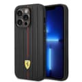 Pikkukuva 1 / 8: Ferrari iPhone 14 Pro Max Kuori Embossed Stripes Punainen