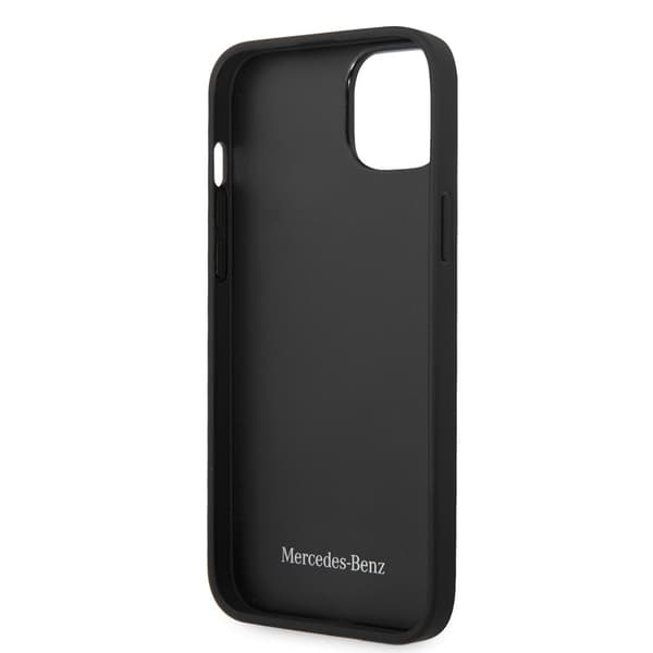 Mercedes Benz iPhone 14 Plus Deksel Star Pattern Svart