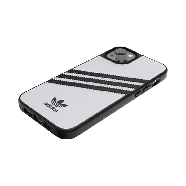 Adidas iPhone 14 Plus Kuori 3 Stripes Snap Case Valkoinen Musta