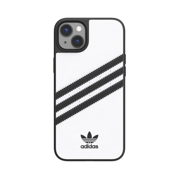 Adidas iPhone 14 Plus Kuori 3 Stripes Snap Case Valkoinen Musta
