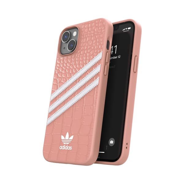 Adidas iPhone 14 Plus Skal 3 Stripes Snap Case Alligator Pink