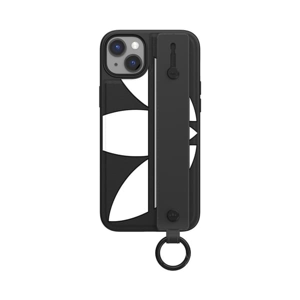 Adidas iPhone 14 Plus Skal Handstrap Case Svart Vit
