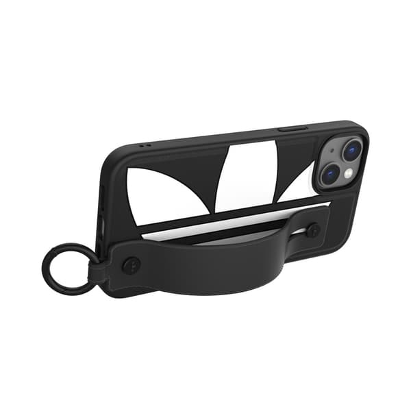 Adidas iPhone 14 Plus Skal Handstrap Case Svart Vit
