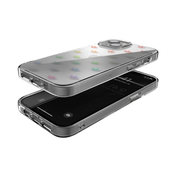 Adidas iPhone 14 Skal Trefoil Clear Case Transparent