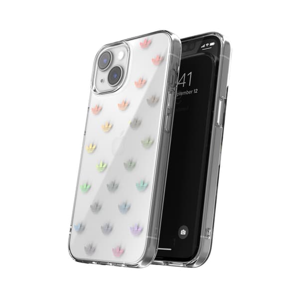 Adidas iPhone 14 Skal Trefoil Clear Case Transparent