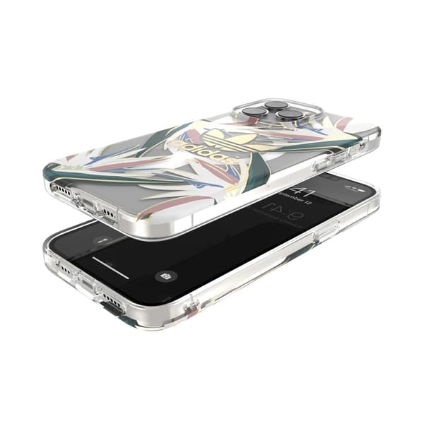 Adidas iPhone 14 Pro Max Skal Trefoil Clear Case MagSafe Gold