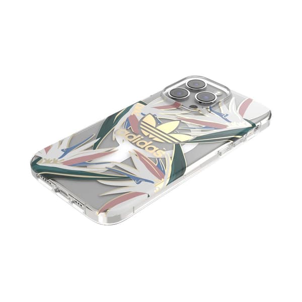 Adidas iPhone 14 Pro Max Skal Trefoil Clear Case MagSafe Gold