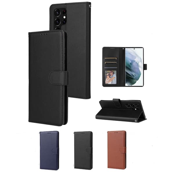Samsung S22 Ultra Plånboksfodral - 3 Färger