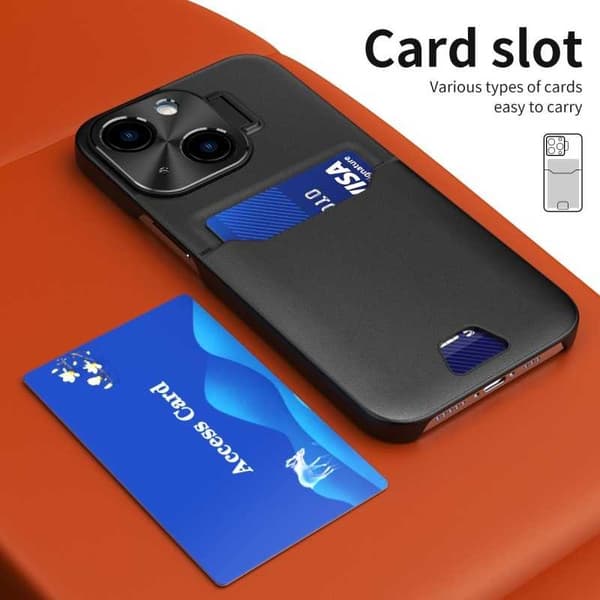 iPhone 12 Mini Stødabsorberende Cover med Kortholder fejl Glitch