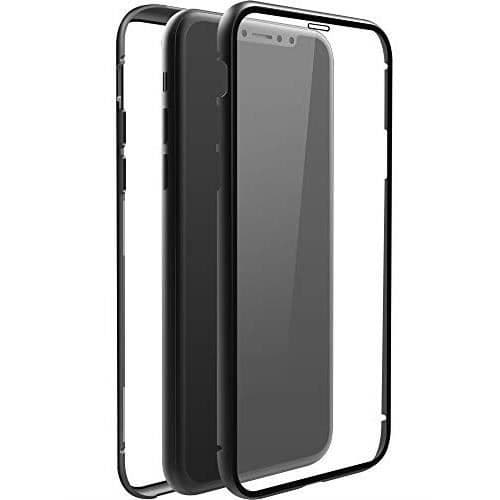 Hama Black Rock Skyddsfodral "360° Glass" (för Apple iPhone 11, perfekt skydd, slimmad design, tillverkat av plast, 360° skal)