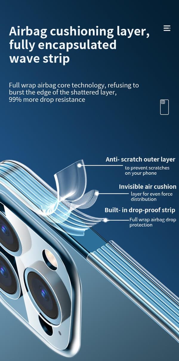 Uni Premium Heltäckande Skal iPhone 14 Max Extra Skydd för kameran