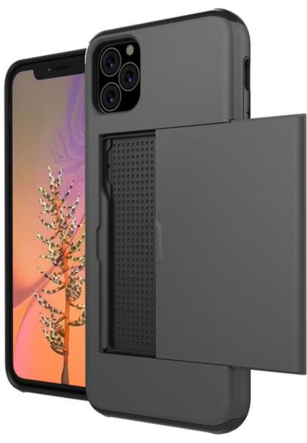 iPhone 11 Shockproof Cover with Card Compartment 5 Color Wallet