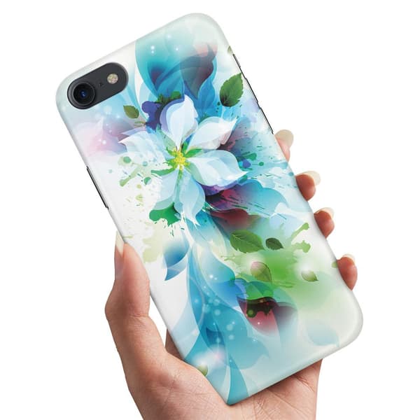 iPhone 7/8/SE - Deksel/Mobildeksel Blomst