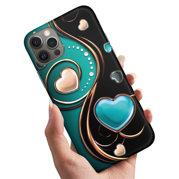 iPhone 14 - Cover/Mobilcover Hjerter