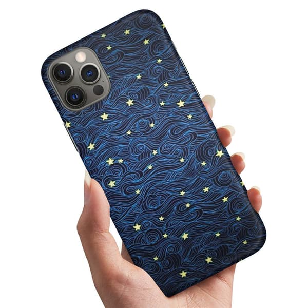 iPhone 14 - Cover/Mobilcover Stjernemønster