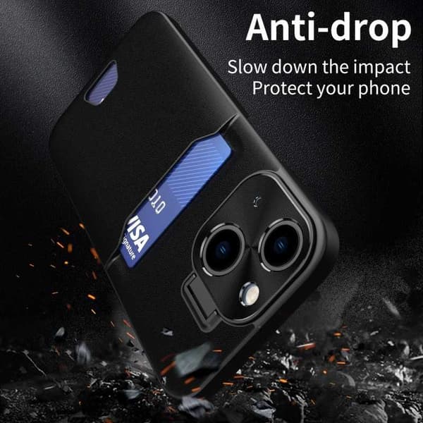 iPhone 12 stødabsorberende cover med kortholder fejl
