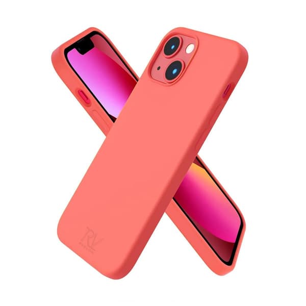 iPhone 14 Plus Silikonskal Rvelon - Rosa