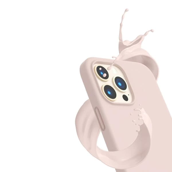 iPhone 14 Pro Silikonskal Rvelon - Sand Rosa