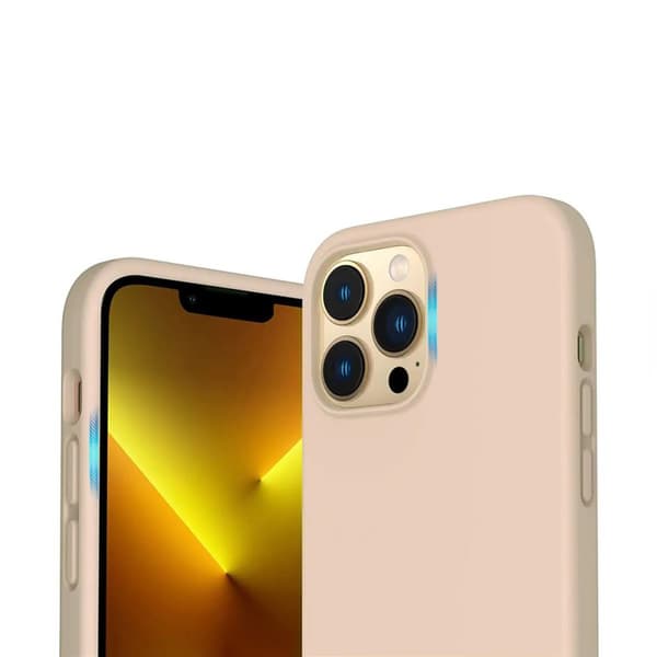iPhone 14 Pro Silikonskal Rvelon - Beige