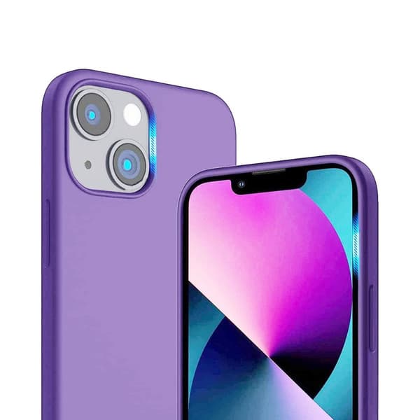 iPhone 14 Plus Silikonskal Rvelon - Lila